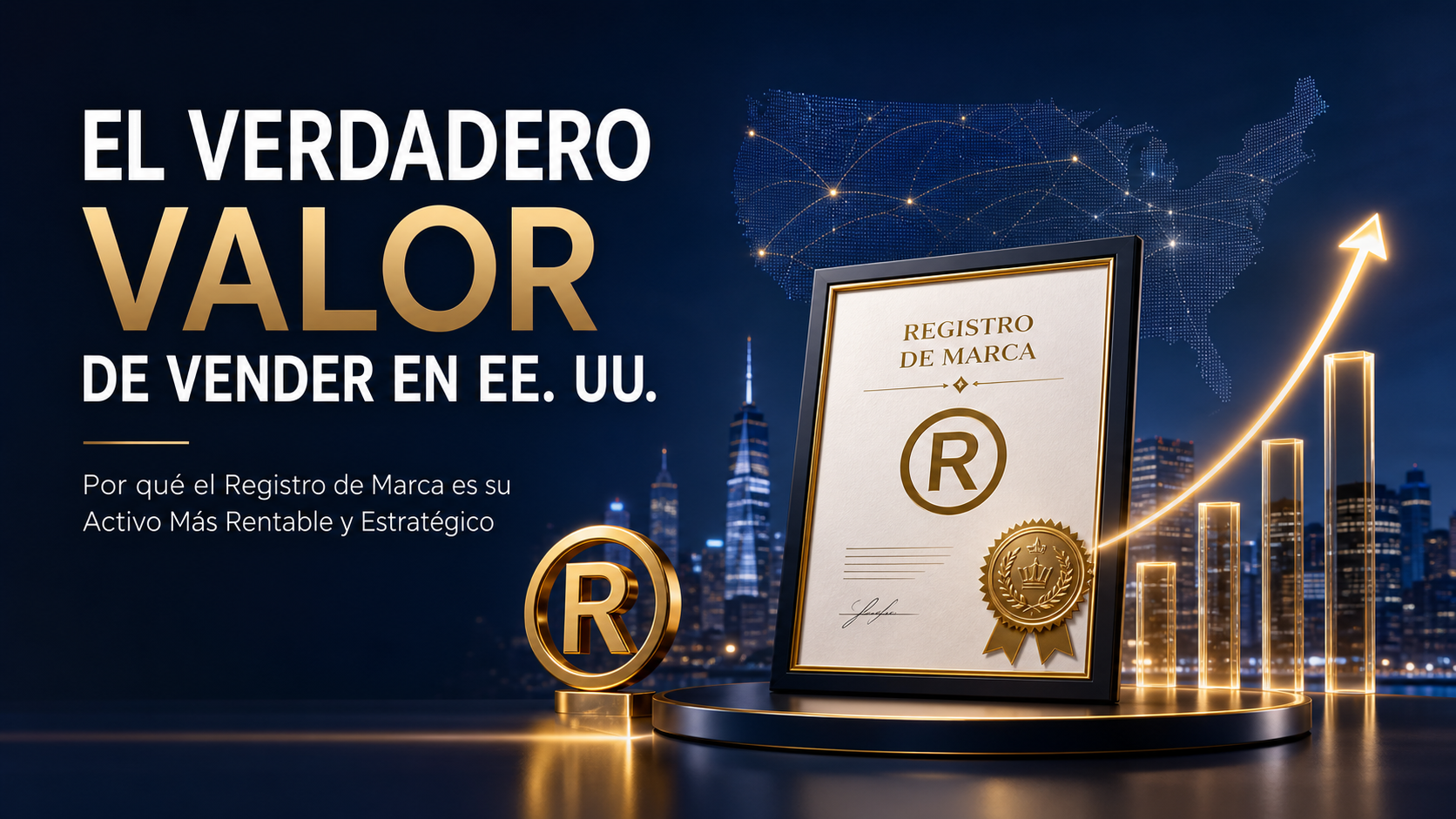 El Verdadero Valor de Vender en EE. UU.: Por qué el Registro de Marca es su Activo Más Rentable y Estratégico