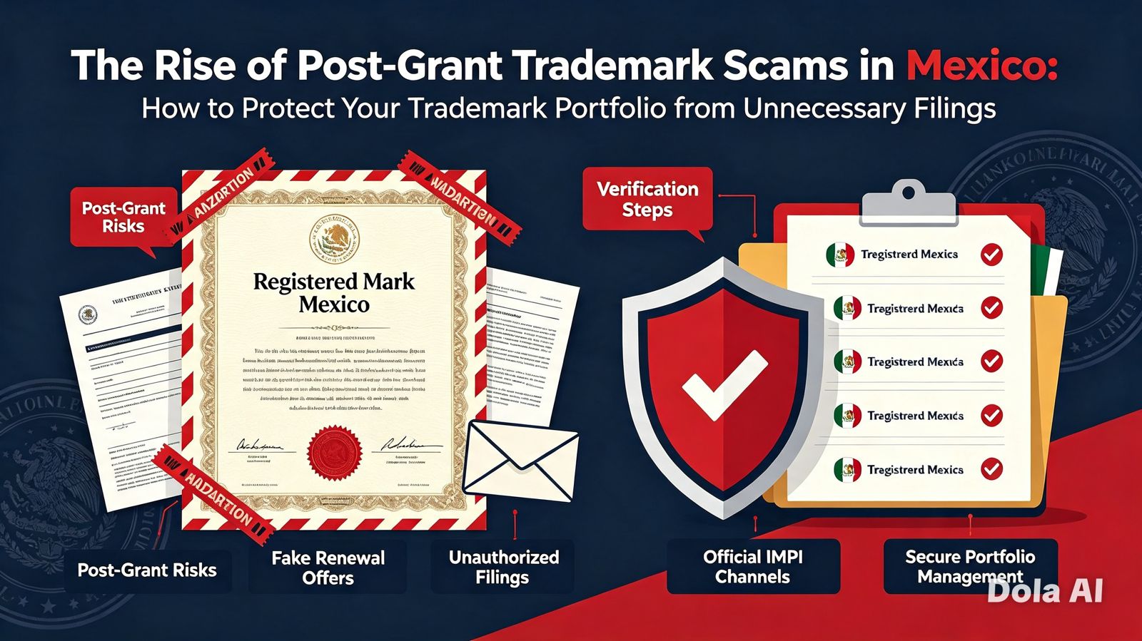 The Rise of Post-Grant Trademark Scams in Mexico: How to Protect Your Trademark Portfolio from Unnecessary Filings